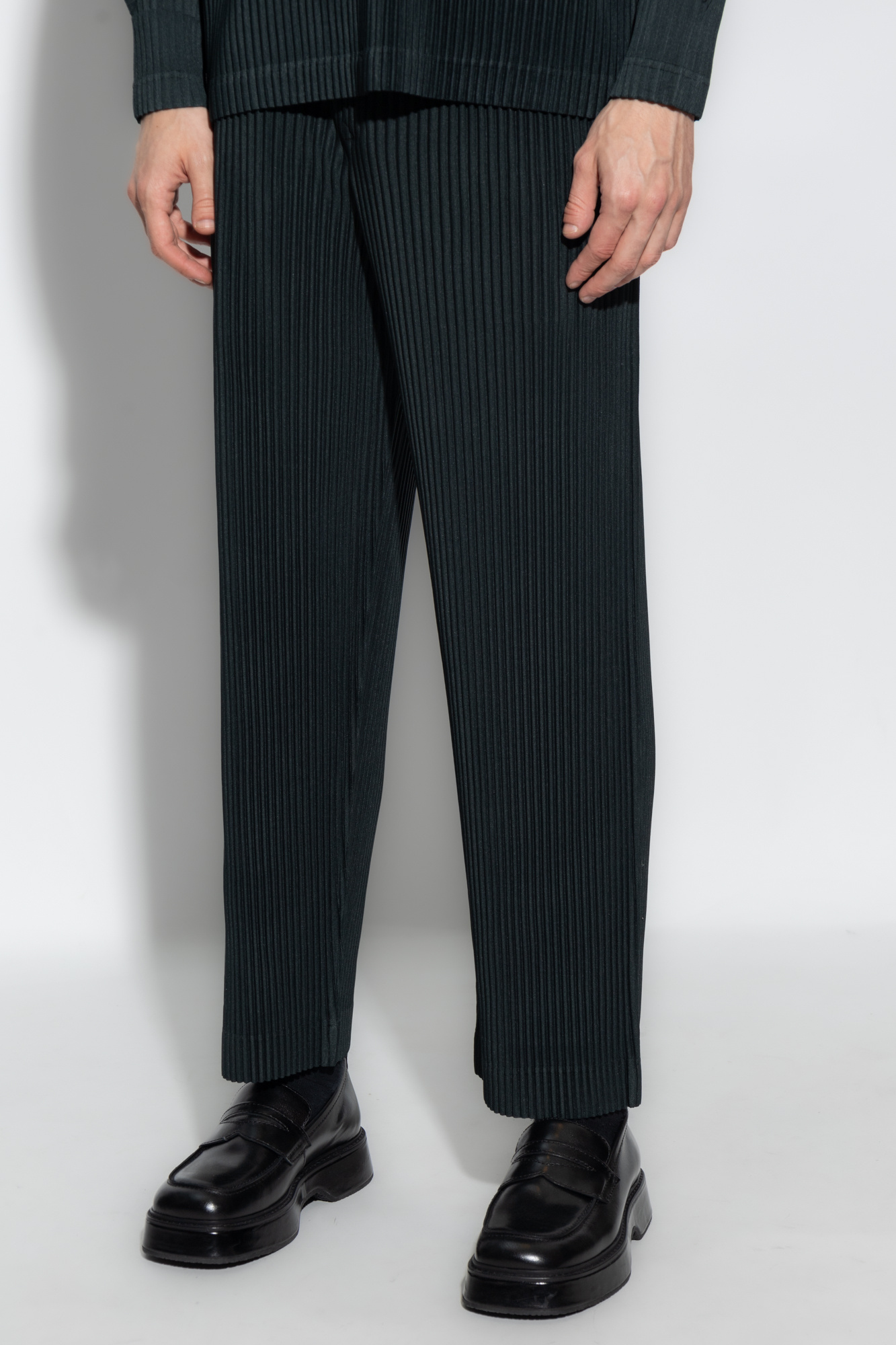 Issey Miyake Homme Plisse Trousers with wide legs | Men's Clothing 